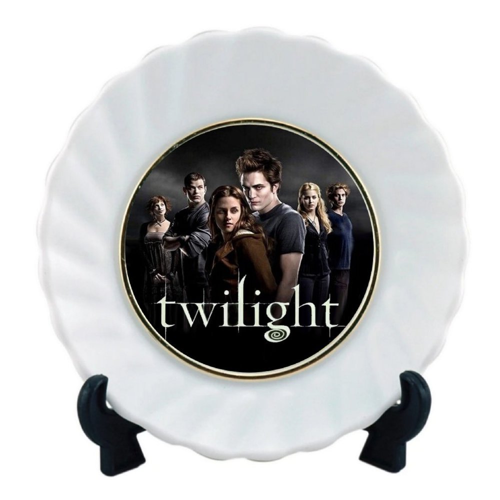 Twilight Vampire Movie Ceramic Plate Limited Edition Numbered with FREE stand